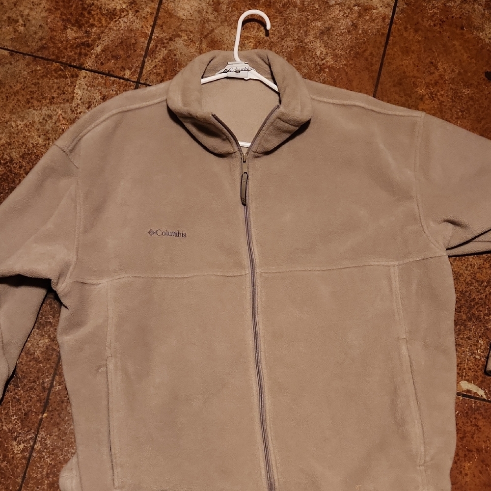 Columbia Men's Tan Fleece Jacket